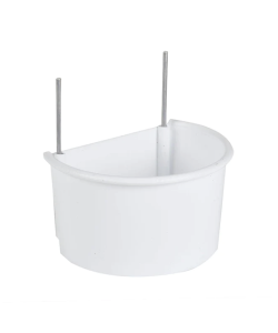 White Plastic D Cup Small Bird Feeder - Pack Of 10